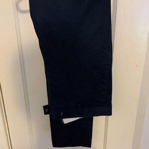 H&M Slim Fit Cotton Chinos - Dark Blue - 34R